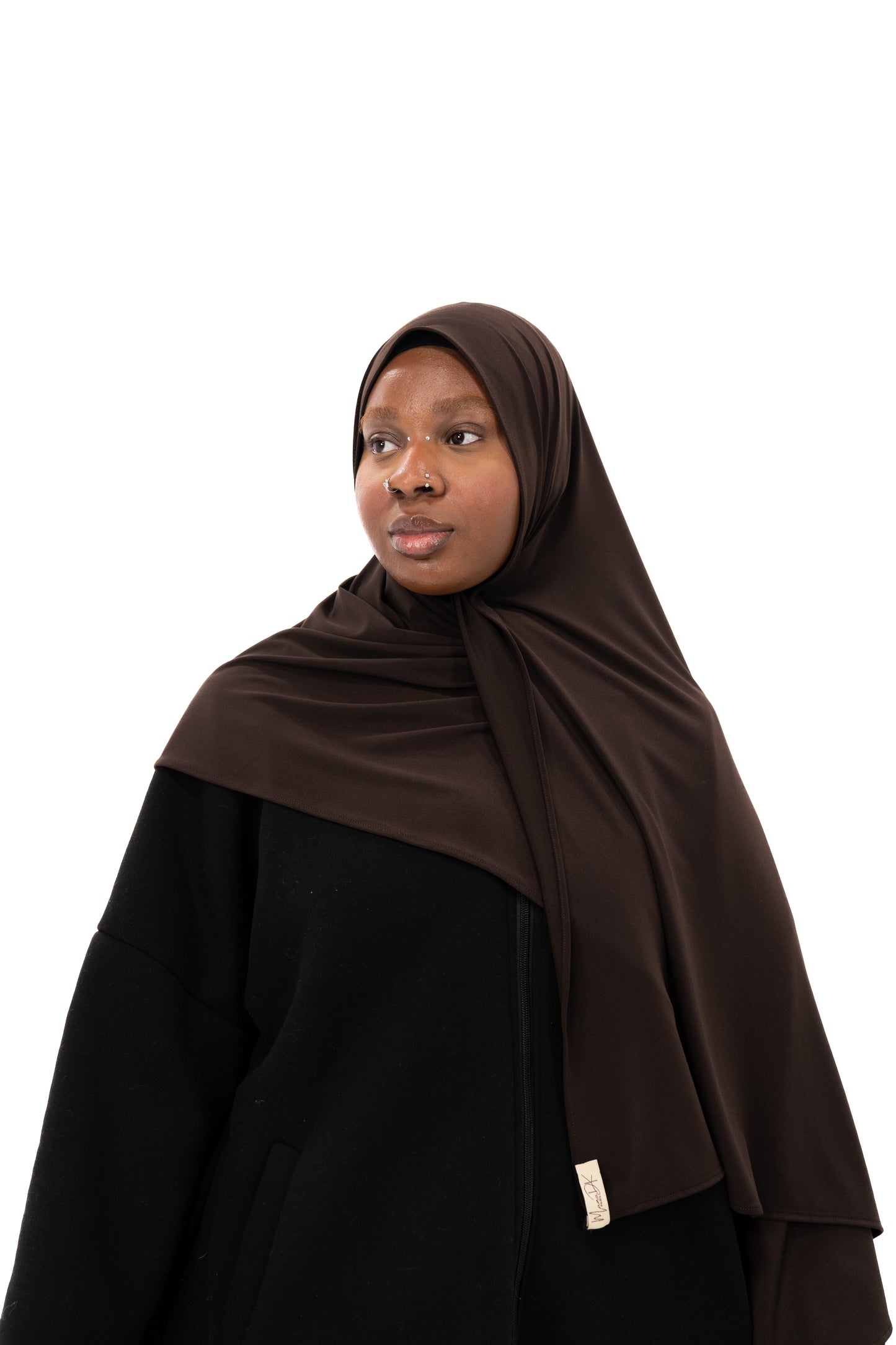 HIJAB JERSEY PREMIUM MARRON